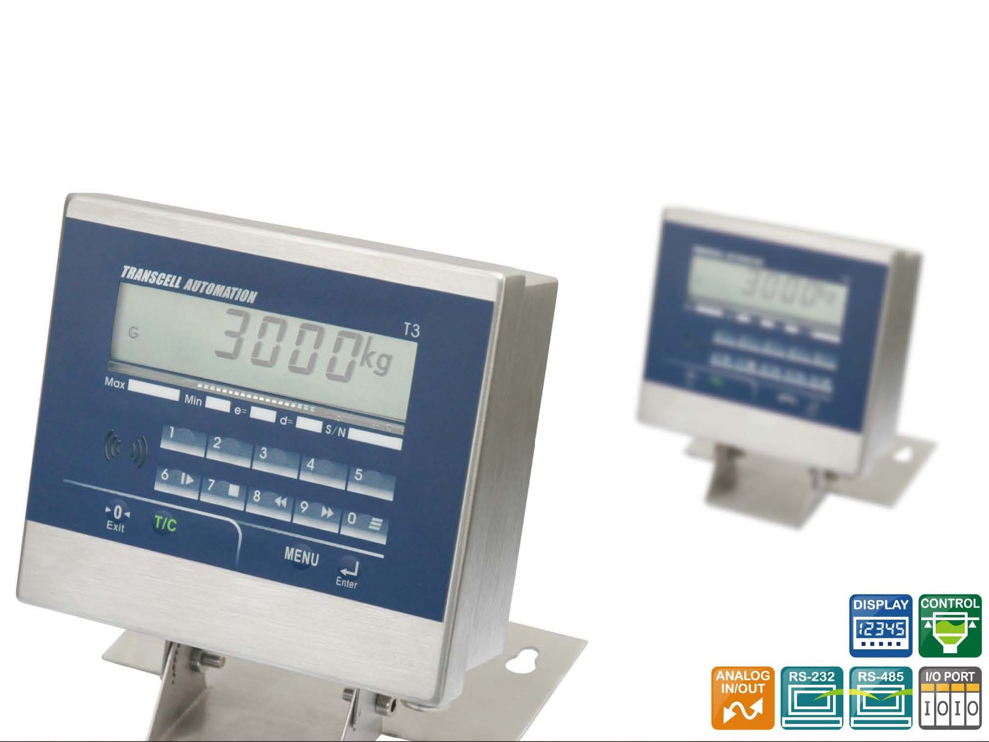 美國 Transcell T3 防塵式稱重顯示終端