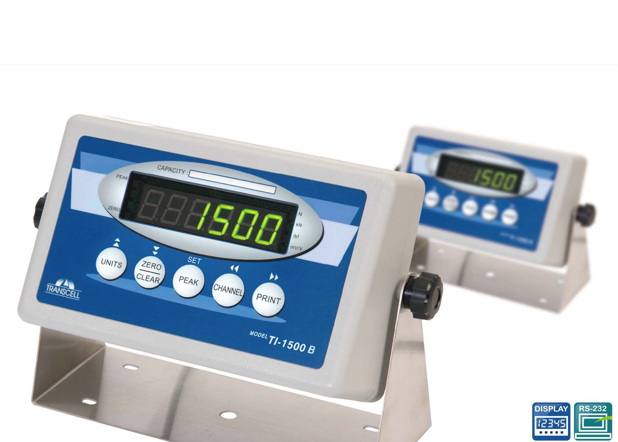 美國 Transcell TI-1500B 測力儀表