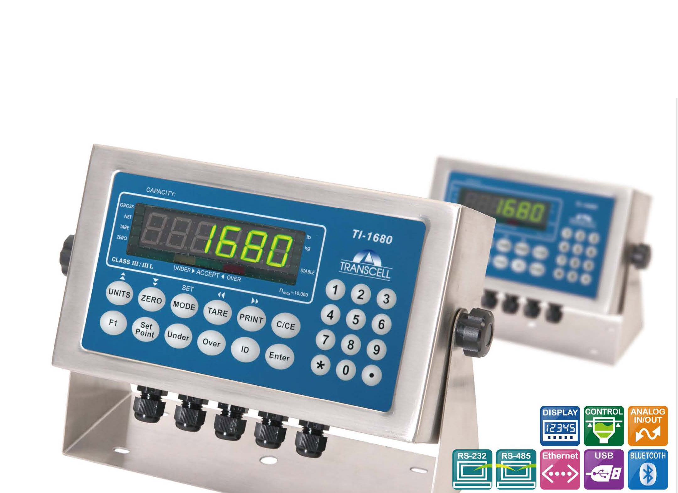 美國 Transcell TI-1680 稱重顯示儀表